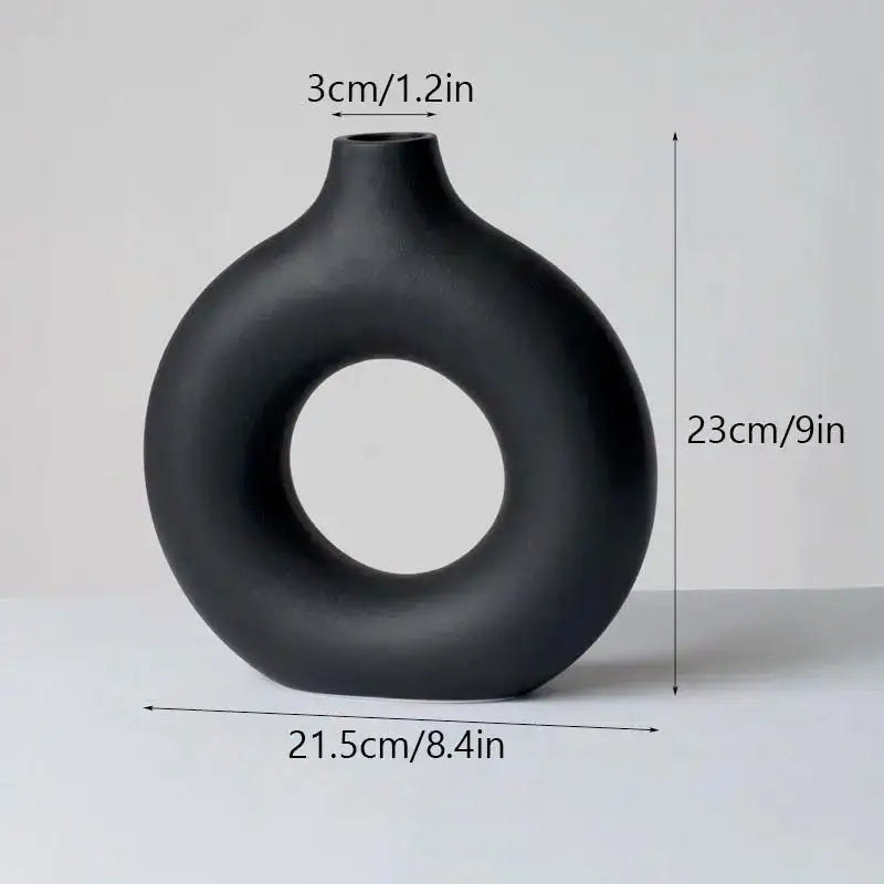 Round Ceramic Vase - The Bargain Fest