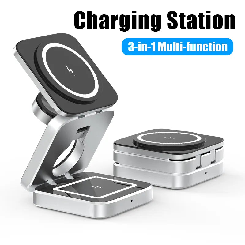 3 in 1 Wireless Charging Station - The Bargain Fest