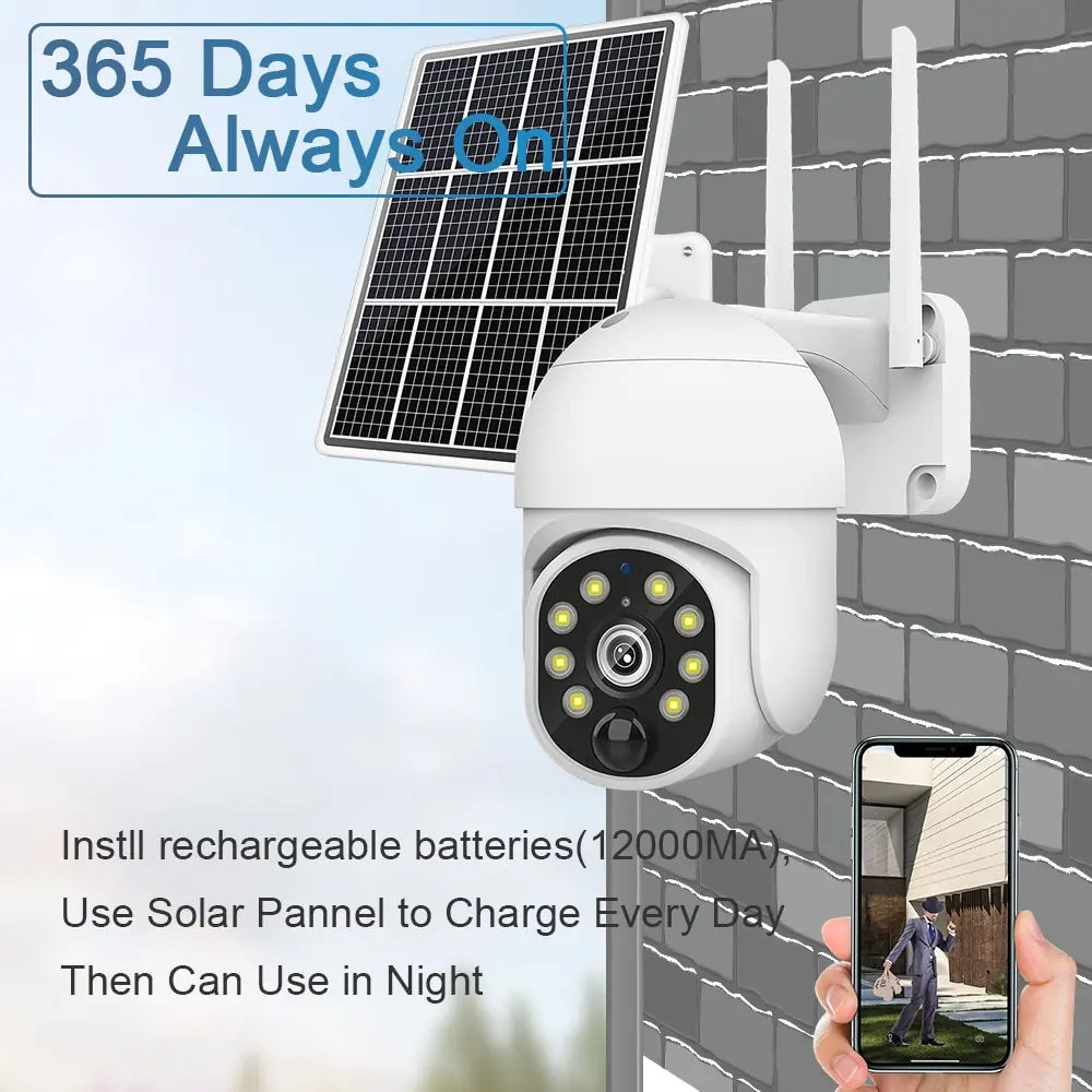 4G Solar Surveillance Camera Waterproof - The Bargain Fest