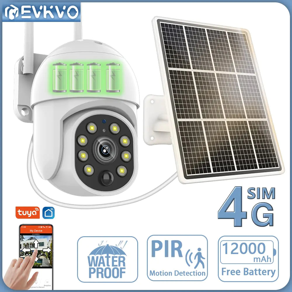 4G Solar Surveillance Camera Waterproof - The Bargain Fest