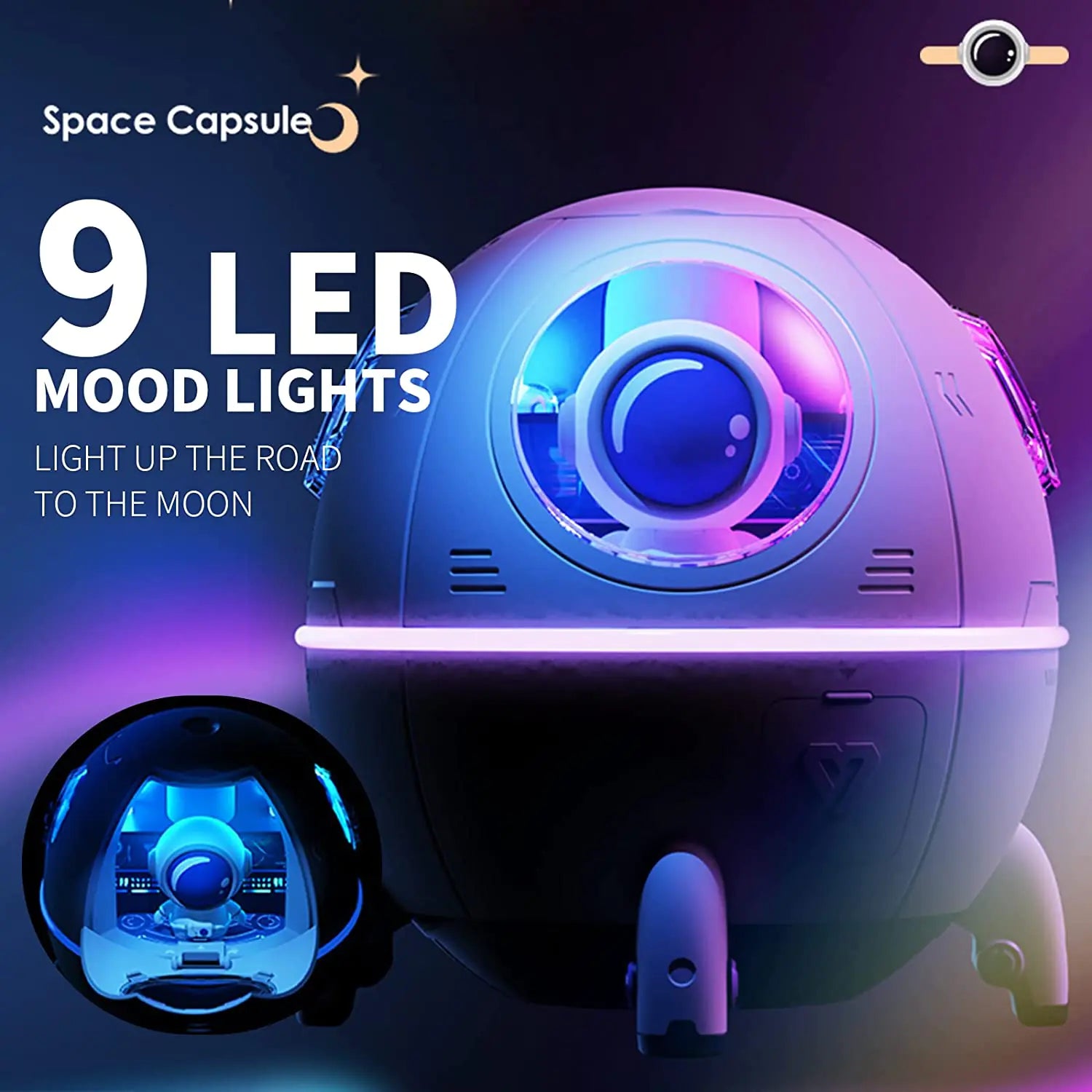 Air Humidifier Peculiar Astronaut - The Bargain Fest