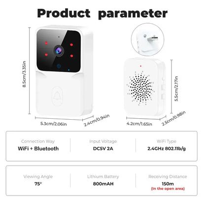 Wi-Fi Video Doorbell - The Bargain Fest