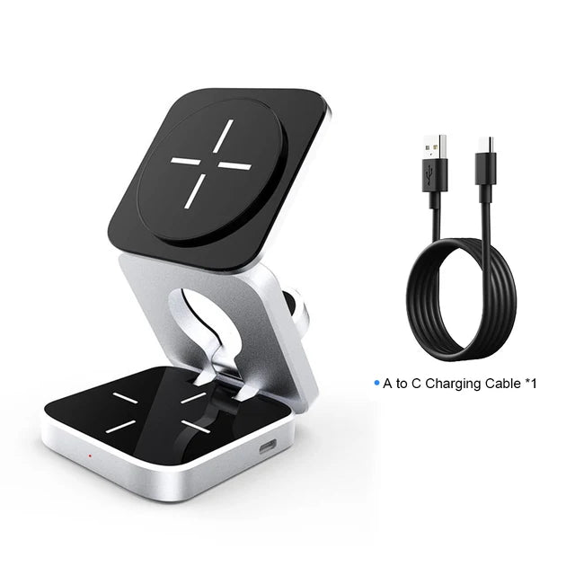 3 in 1 Wireless Charging Station - The Bargain Fest