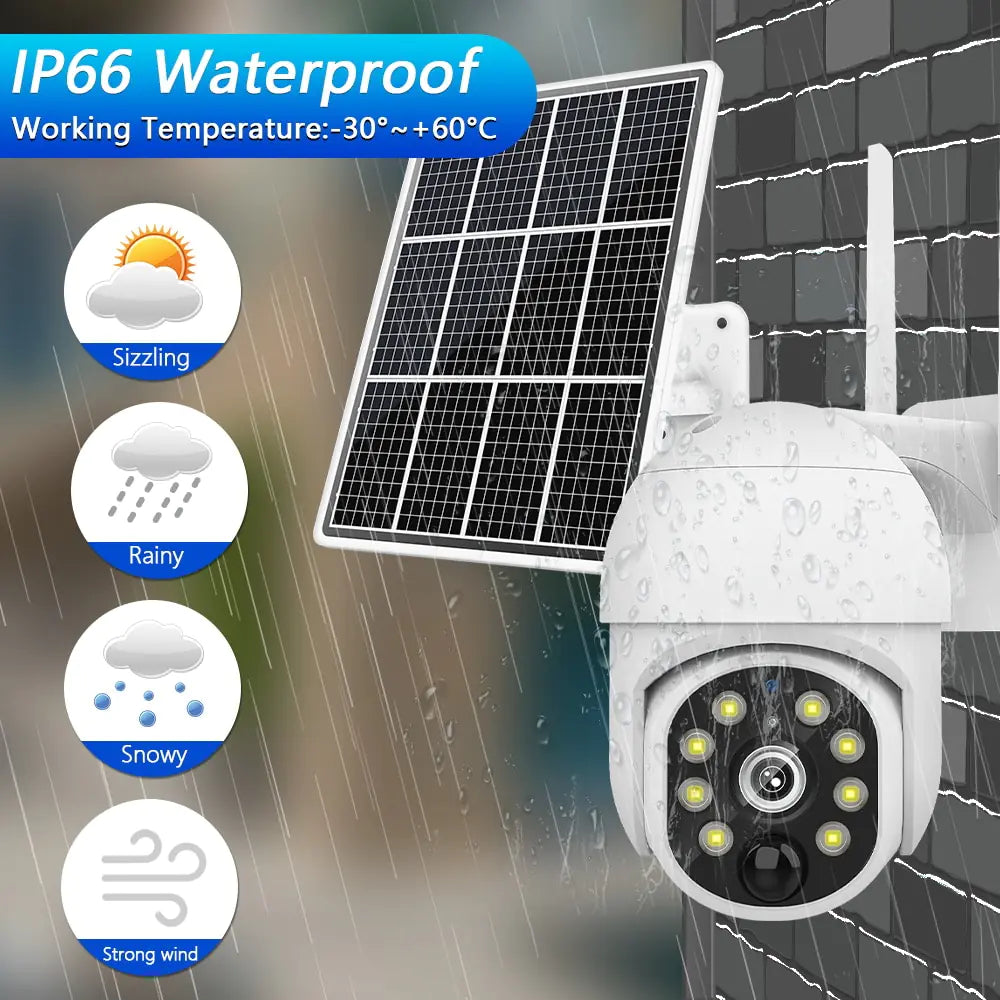 4G Solar Surveillance Camera Waterproof - The Bargain Fest