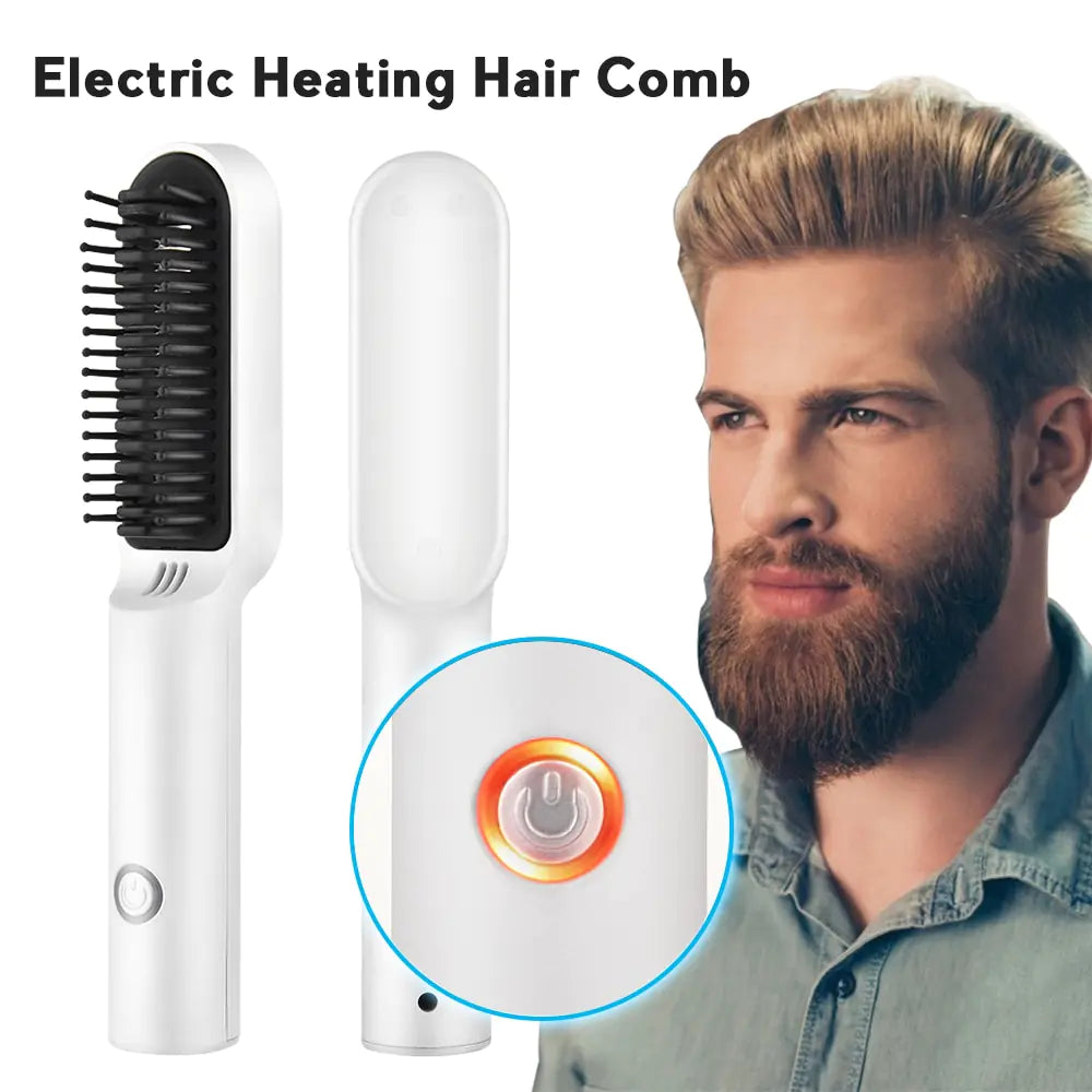 Ceramic Electric Hair Brush - The Bargain Fest