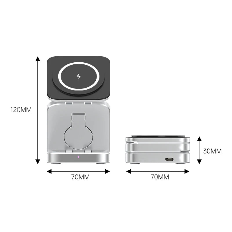 3 in 1 Wireless Charging Station - The Bargain Fest