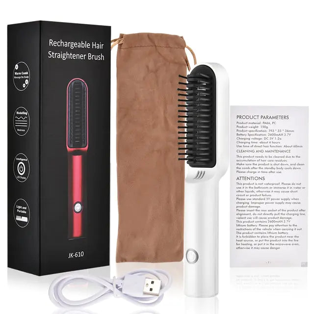 Ceramic Electric Hair Brush - The Bargain Fest