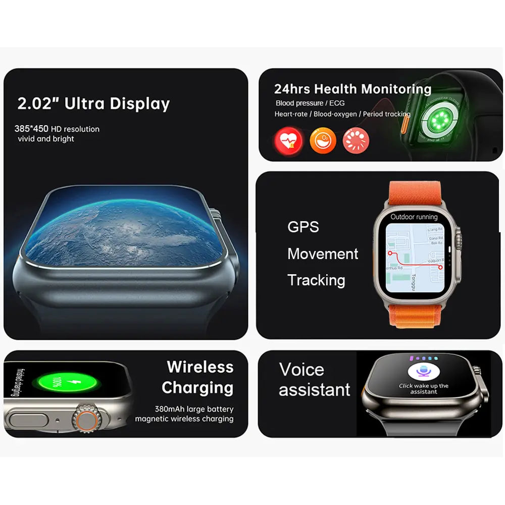 Wireless Charging Smart Watch - The Bargain Fest