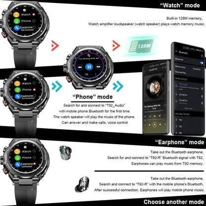 Smart Watch with Earbuds - The Bargain Fest